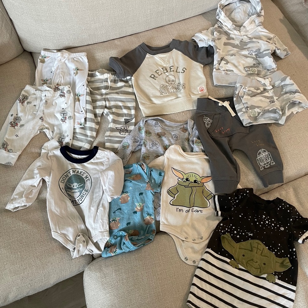 Baby Boy Star Wars Lot 3-6 months